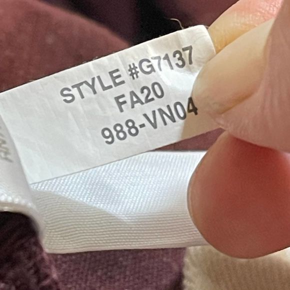 J. Crew Factory Men's Straight Jeans - Rich Burgundy - Picture 9 of 12